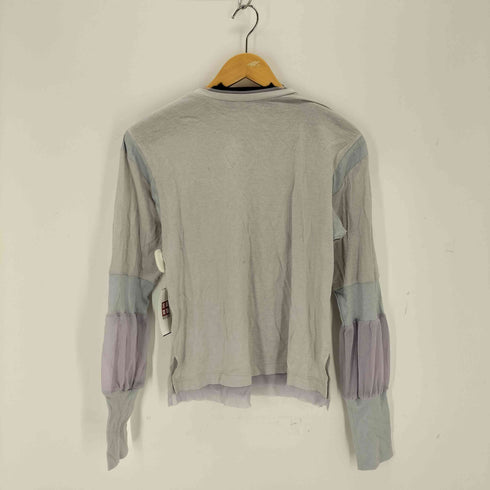 mint designs 切り替えデザインL/S クルーネックtシャツ レディース JPN:2