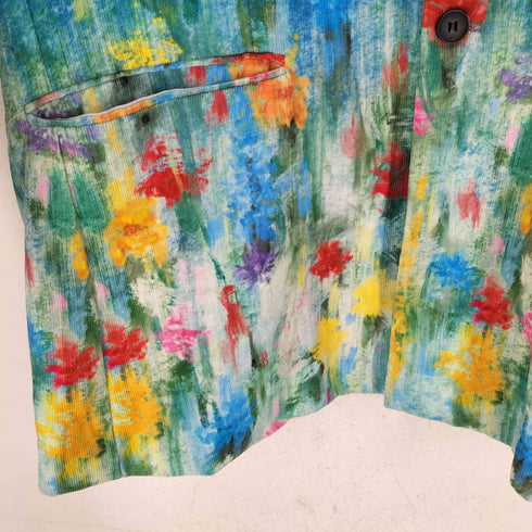 プリントロングジャケット メンズ