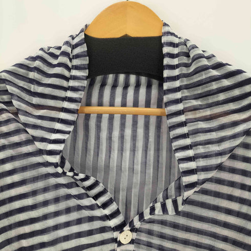 mint designs ストライプS/Sシアーカーディガン レディース
