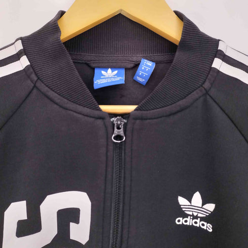 アディダスオリジナルス adidas Originals ロゴ刺繍 プリント 3ストライプ トラックジャケット レディース JPN:L
