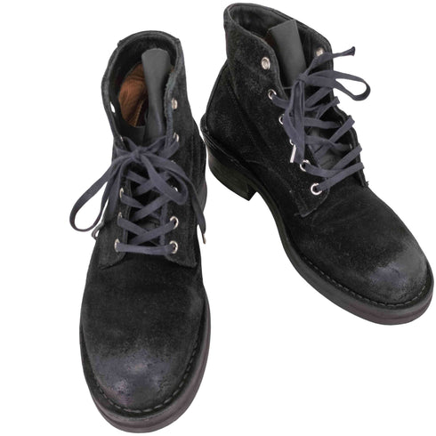 Vibramソール QUABAUGヒール スエードショーツブーツ メンズ US:8