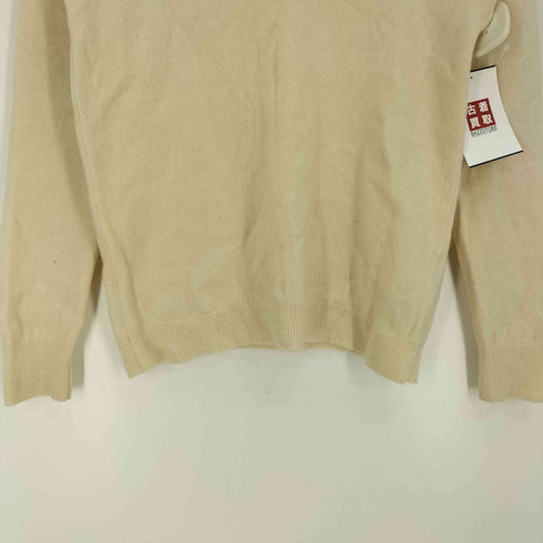 ユニクロ UNIQLO 総カシミヤ Vネック セーター レディース JPN:M