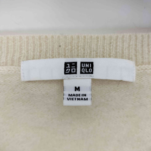 ユニクロ UNIQLO 総カシミヤ Vネック セーター レディース JPN:M
