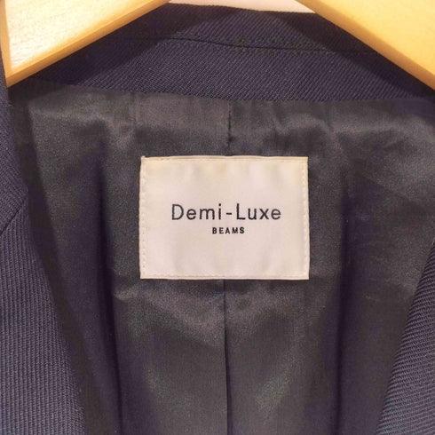デミルクスビームス Demi-Luxe BEAMS ドライギャバジン 4ボタン ダブルジャケット レディース JPN:34