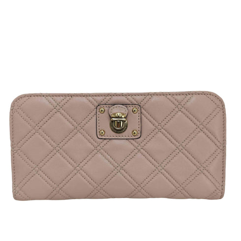 マークジェイコブス MARC JACOBS キルティングレザー ロングウォレット レディース