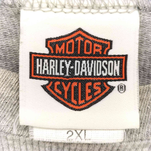 ハーレーダビッドソン HARLEY-DAVIDSON 00S USA製 両面 プリント サーマル タンクトップ 両面コピーライト2004 メンズ 2XL