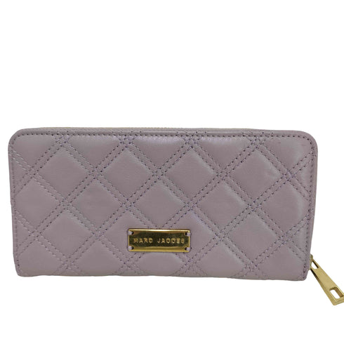 マークジェイコブス MARC JACOBS キルティングレザー ロングウォレット レディース