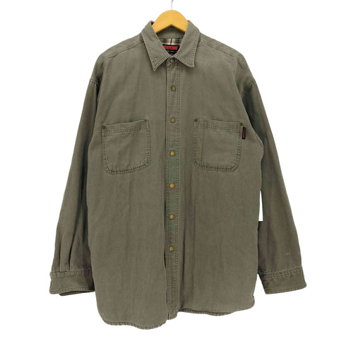 ウルヴァリン WOLVERINE 裏地ネル ダック スナップ ボタン L/S ワーク シャツ メンズ import:L