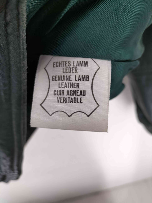 genuine leather レザーブルゾン メンズ L