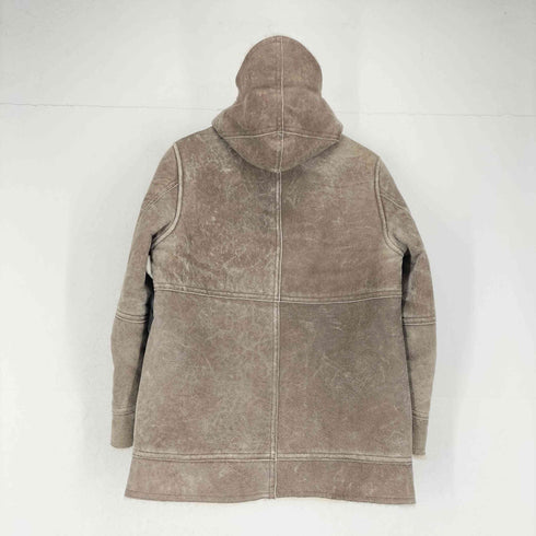Inpathys kerri sheepskin leather 羊革 スエードムートンフーデッドコート レディース