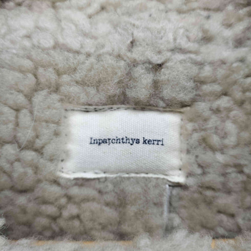 Inpathys kerri sheepskin leather 羊革 スエードムートンフーデッドコート レディース