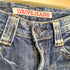 ドライブジーンズ DRIVE JEANS Y2K スタッズフレアデニムパンツ レディース US:26-27