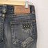 ドライブジーンズ DRIVE JEANS Y2K スタッズフレアデニムパンツ レディース US:26-27