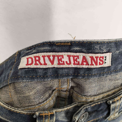 ドライブジーンズ DRIVE JEANS Y2K スタッズフレアデニムパンツ レディース US:26-27
