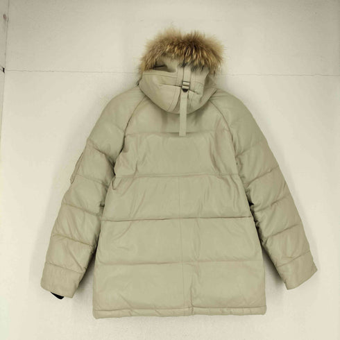 リューグーレザーズ Liugoo Leathers Y2K タヌキファー レザーダウンジャケット メンズ 2