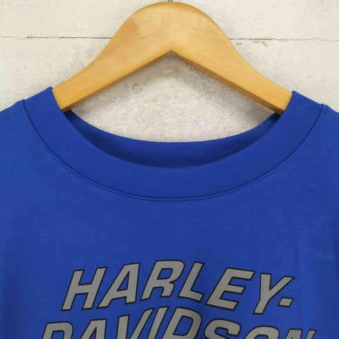 ハーレーダビッドソン HARLEY-DAVIDSON チェッカー レーシングスキューバクルーネック レディース JPN:M