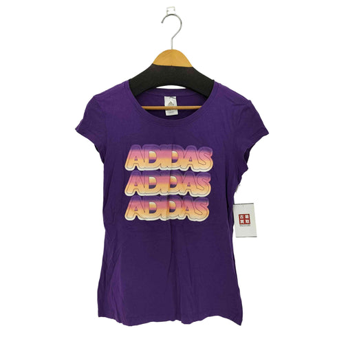 アディダス adidas フロントプリント 半袖Tシャツ カットソー レディース S