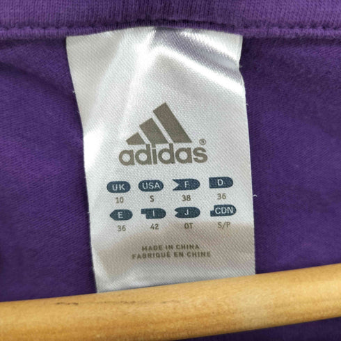 アディダス adidas フロントプリント 半袖Tシャツ カットソー レディース S