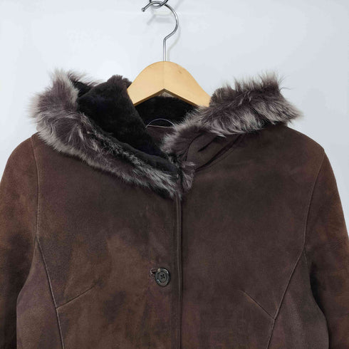 H.S fashion SHEEP SKIN ムートンコート レディース JPN:S