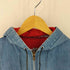 カーハート Carhartt 70S USA製 デニム ジップアップ パーカー メンズ import:M