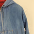 カーハート Carhartt 70S USA製 デニム ジップアップ パーカー メンズ import:M