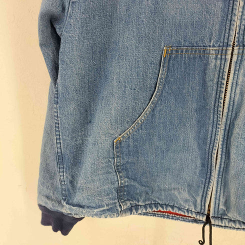 カーハート Carhartt 70S USA製 デニム ジップアップ パーカー メンズ import:M