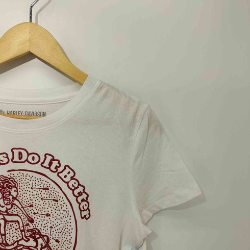 ハーレーダビッドソン HARLEY-DAVIDSON クルーネックTシャツ Fast Girls Do It レディース JPN:M