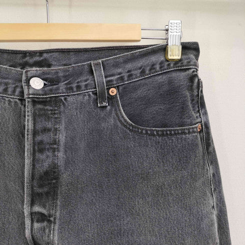 リーバイス LEVI STRAUSS&CO 501 ブラック ボタンフライ デニムパンツ メンズ 36X32