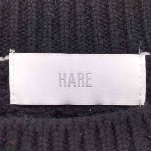 ハレ HARE クロップド ケーブルニット レディース FREE