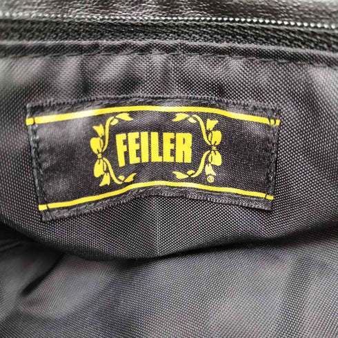 フェイラー FEILER 花柄 刺繍 レザー トートバッグ レディース