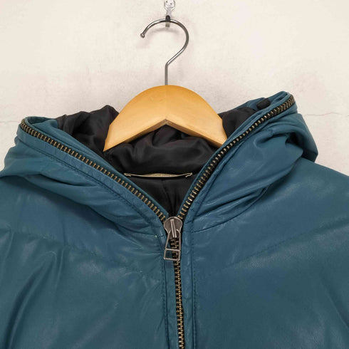 TASS STANDARD Sheepskin 山羊革 レザー ダウンジャケット メンズ M