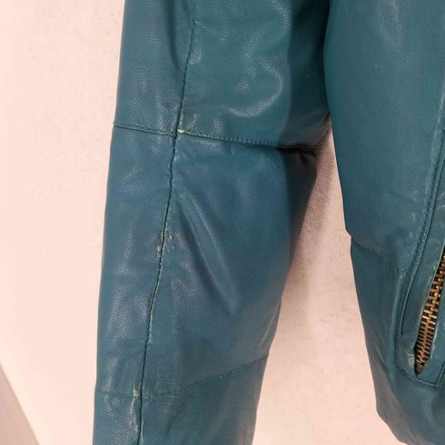 TASS STANDARD Sheepskin 山羊革 レザー ダウンジャケット メンズ M