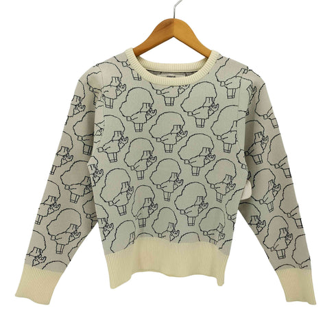 ファーファー furfur キャラクター ジャガードニット レディース ONE SIZE
