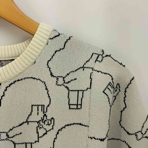 ファーファー furfur キャラクター ジャガードニット レディース ONE SIZE
