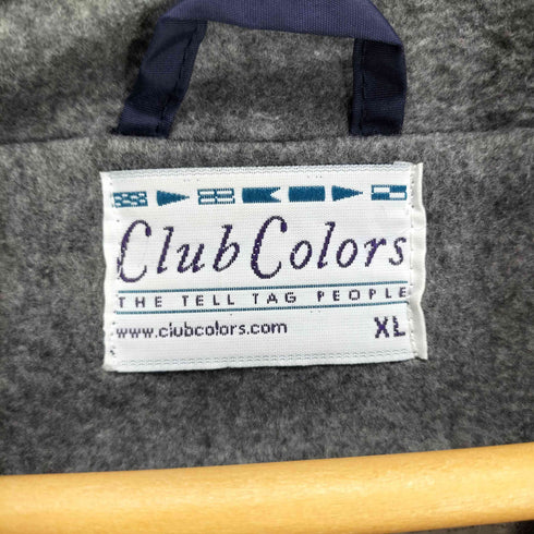 CLUB COLORS 裏地フリースナイロンジャケット 企業ロゴ メンズ import:XL
