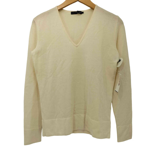 ラルフローレン RALPH LAUREN ウールVネックセーター レディース JPN:L