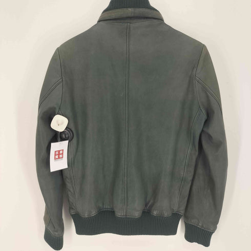 ヒステリックグラマー HYSTERIC GLAMOUR ゴートレザーリブブルゾン メンズ M