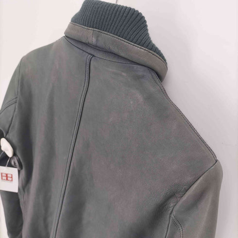 ヒステリックグラマー HYSTERIC GLAMOUR ゴートレザーリブブルゾン メンズ M