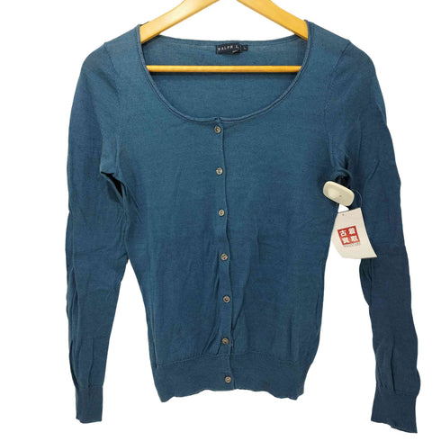 ラルフローレン RALPH LAUREN リネン混Uネックカーディガン レディース JPN:L