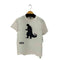 フロントプリント クルーネック 半袖Tシャツ カットソー メンズ S