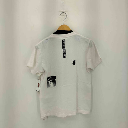 フロントプリント クルーネック 半袖Tシャツ カットソー メンズ S