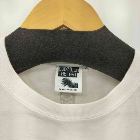 フロントプリント クルーネック 半袖Tシャツ カットソー メンズ S