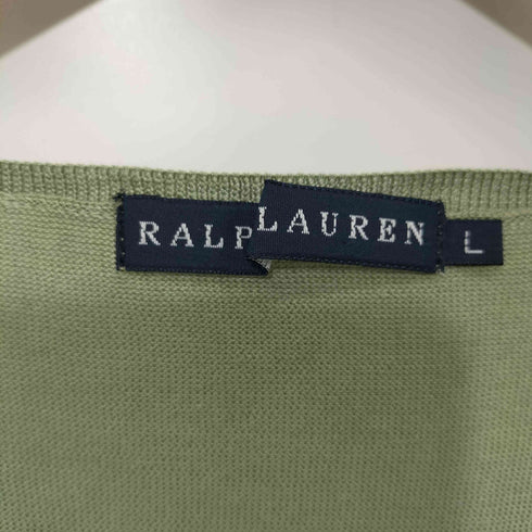 ラルフローレン RALPH LAUREN シルク100% Vネックベスト レディース JPN:L