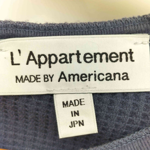 アパルトモン L’Appartement MADE BY AMERICANA バックボタン オーバーサイズ サーマル レディース
