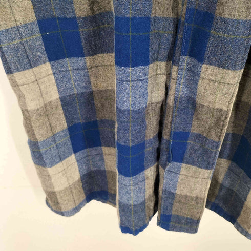 jordan marsh チェックウールガウンコート メンズ