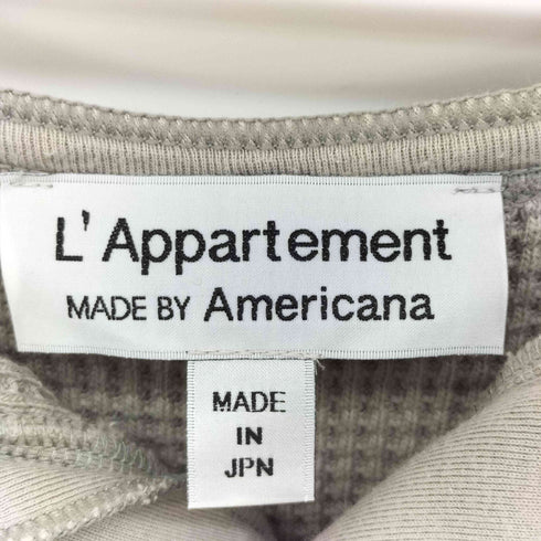 アパルトモン L’Appartement MADE BY AMERICANAヘンリーネック オーバーサイズ サーマル レディース