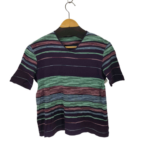 ミッソーニスポーツ MISSONI SPORTS マルチボーダーリブトップス レディース 48