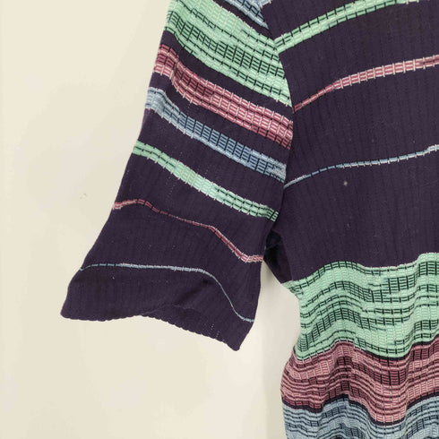 ミッソーニスポーツ MISSONI SPORTS マルチボーダーリブトップス レディース 48