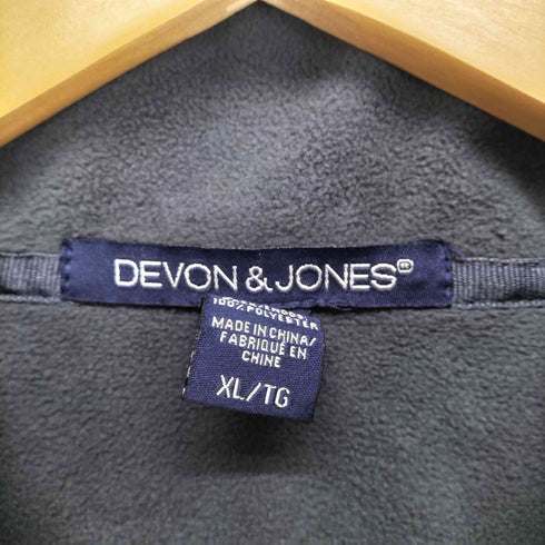 devon & jones 企業ロゴジップアップジャケット メンズ import:XL
