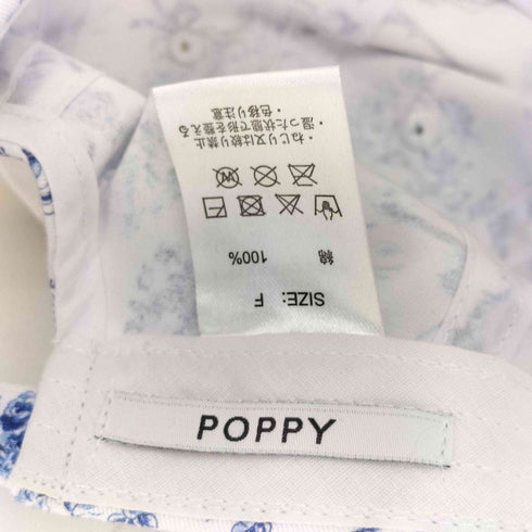ポピートーキョー poppy tokyo TOILE DE JOUY CAP レディース FREE